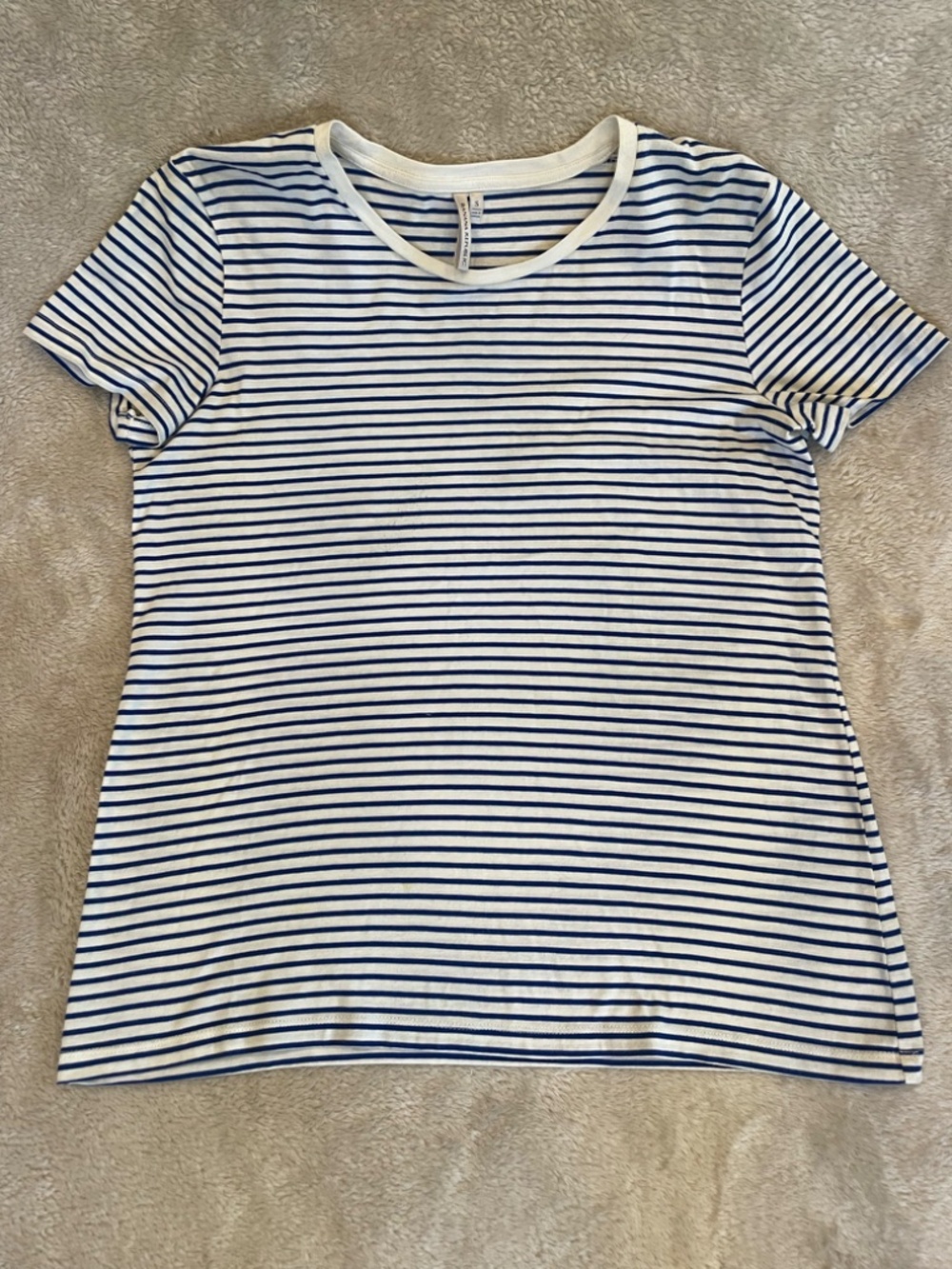 Navy and White stripped Banana Republic T-shirt